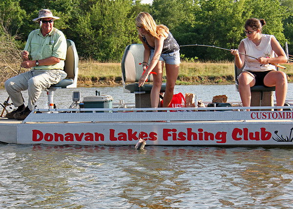 Manager Wilson with his Judson College bass fishing students, 2012.