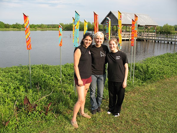 Judson College art students