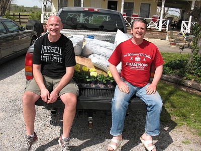 Dave Pinch and Jerry King from England, April, 10