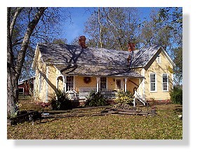 Farm house beside Lake Donavan built about 1860