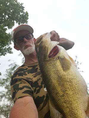 Jim Leachman with big bass