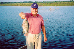 Joe Elliott of Brent with a nice tilapia