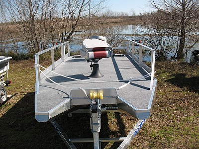 14 ft. Pondtoon boat