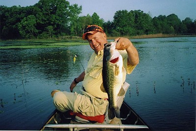 Brother Ray Wilson, Heber Springs, AR, catches a lot of big bass from club lakes.