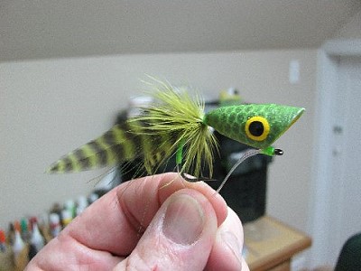 Bass bug tied by Everett Sharp