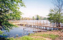 Snag Lake pier