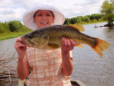 Flonell Zackie with a fine fish from Snag Lake.